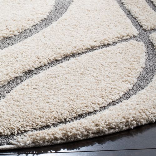 Tapis Floride Shag 201 X 201 Cm Shag Milani Gris