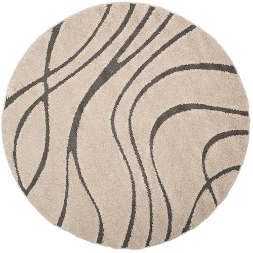 Tapis Floride Shag 201 X 201 Cm Shag Milani Gris