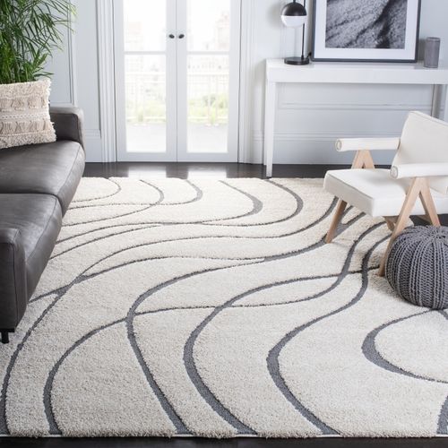 Tapis Floride Shag 236 X 305 Cm Shag Milani Gris