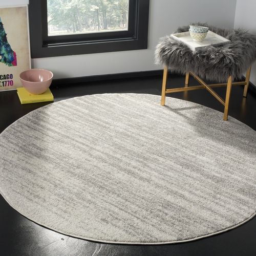 Tapis Adirondack 183 X 183 Cm Ombre Moderne Marius Gris Clair / Gris