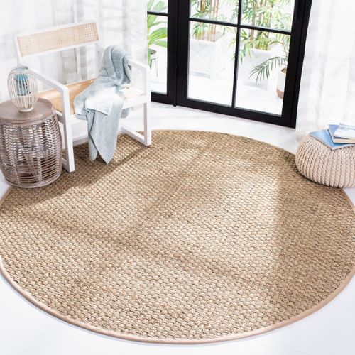 Tapis Rond Natural Fiber 152 X 152 Cm Fibre Naturelle Roselyn Neutre