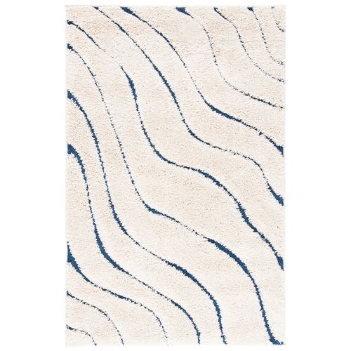 Tapis Floride Shag 122 X 183 Cm Shag Raton Bleu