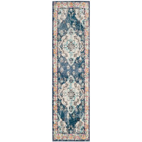Tapis Monaco 66 X 244 Cm Bohème Chic Milà Bleu