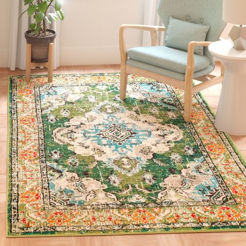 Tapis Monaco 201 X 279 Cm Bohème Chic Milà Bleu