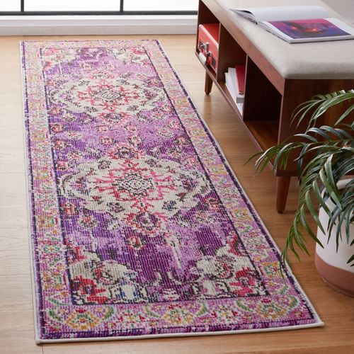 Tapis Monaco 66 X 122 Cm Bohème Chic Milà Violet