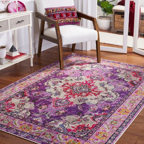 Tapis Monaco 122 X 170 Cm Bohème Chic Milà Violet
