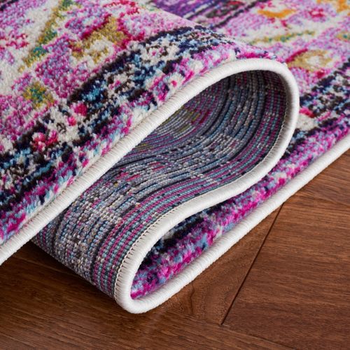 Tapis Monaco 235 X 305 Cm Bohème Chic Milà Violet / Fuchsia