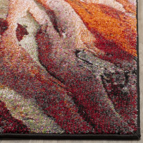 Tapis Glacier 69 X 244 Cm Contemporain Bree Rouge