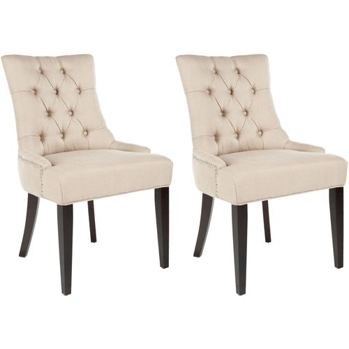 Chaises De Salle à Manger Saundra Lot De 2 Neutre Bois De Bouleau