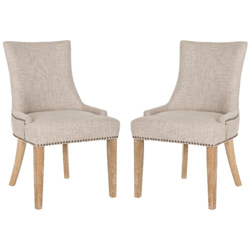 Chaises De Salle à Manger Marcelina Lot De 2 Gris Bois De Bouleau
