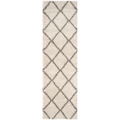 Tapis Hudson Shag 69 X 183 Cm Shag Myla Ivory / Grey