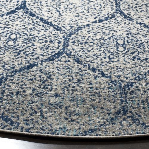 Tapis Madison 201 X 201 Cm Chic Moderne Melaina Bleu