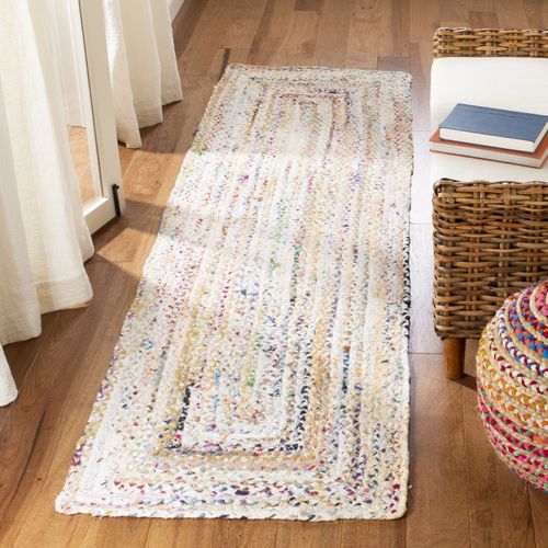 Tapis Braided 69 X 244 Cm Boheme Halcyon Ivoire / Multi