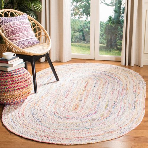 Tapis Braided 91 X 152 Cm Boheme Halcyon Ivoire / Multi