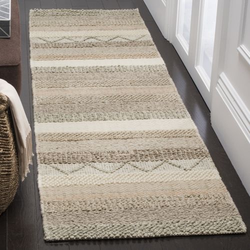 Tapis Natura 69 X 183 Cm De Transition Demi Beige