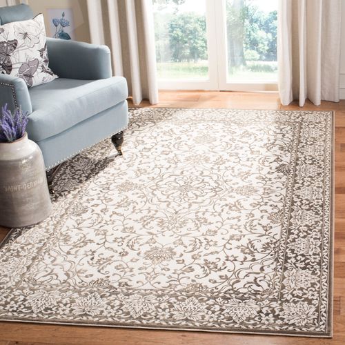 Tapis Noble 122 X 170 Cm De Transition Alicia Marron