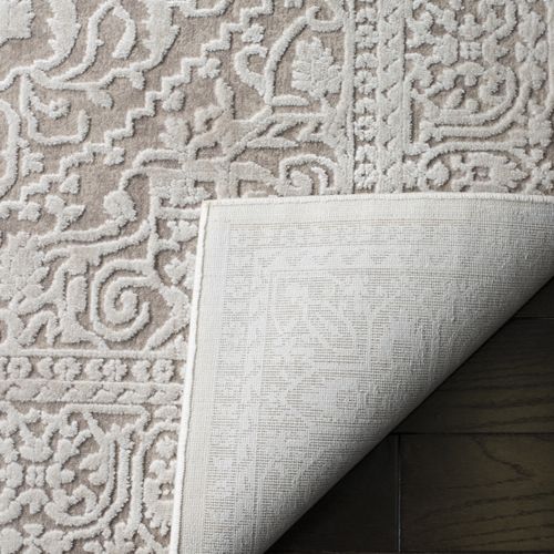 Tapis Reflection 201 X 201 Cm Contemporain Yvette Beige / Crème