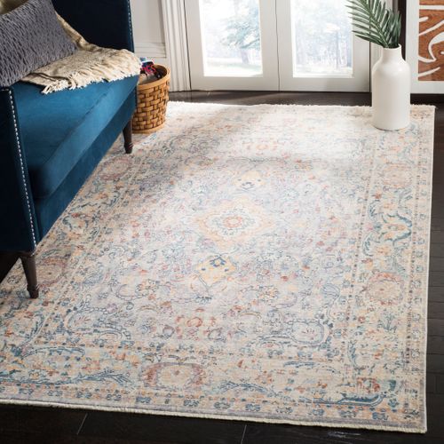 Tapis Illusion 122 X 183 Cm Traditionnel Gardenia Gris