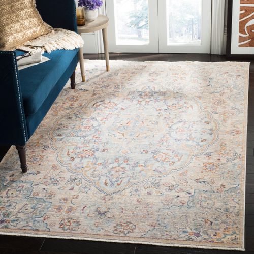 Tapis Illusion 122 X 183 Cm Traditionnel Headley Bleu