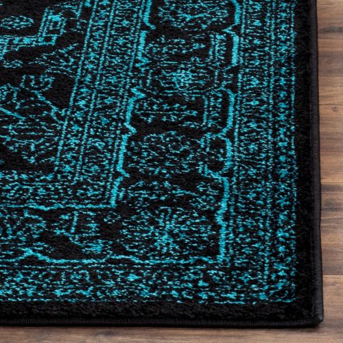 Tapis Adirondack 235 X 305 Cm Médaillon Arianwen Noir / Canard