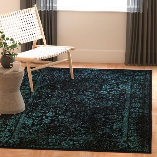 Tapis Adirondack 183 X 274 Cm Vintage Patiné Lucinda Bleu