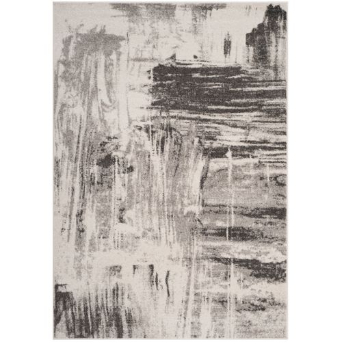 Tapis Adirondack 122 X 183 Cm Abstrait Moderne Danville Gris