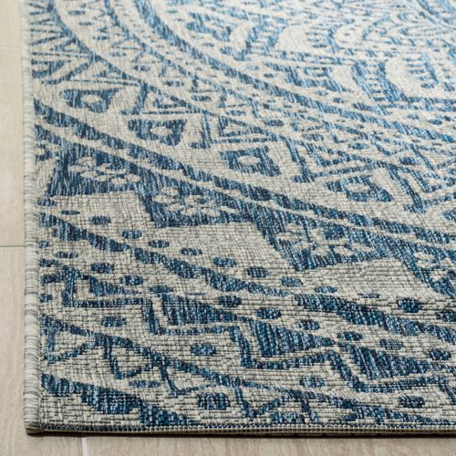 Tapis Cour 235 X 330 Cm Contemporain Kalene Bleu