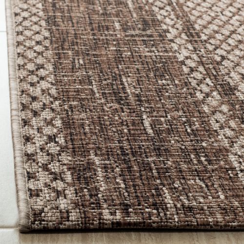 Tapis Cour 79 X 152 Cm Contemporain Rafal Marron