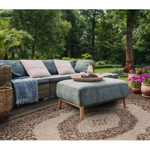 Tapis Cour 79 X 152 Cm Contemporain Amira Marron