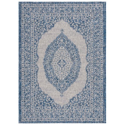 Tapis Cour 201 X 290 Cm Contemporain Amira Bleu