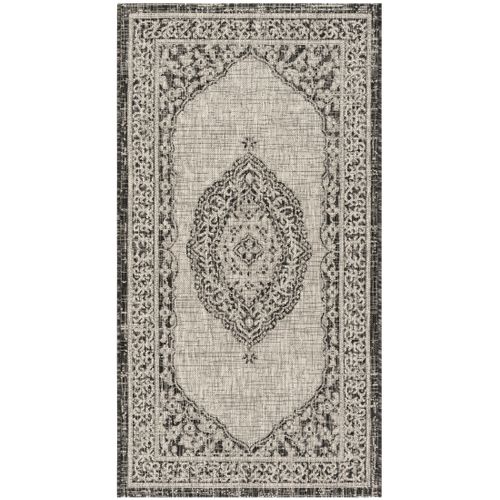 Tapis Cour 79 X 152 Cm Contemporain Amira Gris