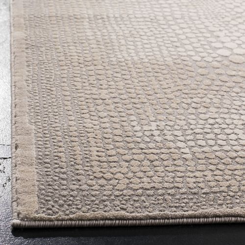 Tapis Meadow 201 X 201 Cm Moderne Blanca Ivoire / Gris