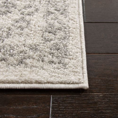 Tapis Adirondack 201 X 201 Cm Vintage Patiné Lucinda Ivoire / Argent