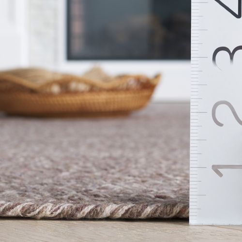 Tapis Braided 122 X 122 Cm Pays Rustique Ferme Jessamy Ivoire