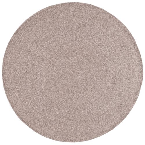 Tapis Braided 122 X 122 Cm Pays Rustique Ferme Jessamy Ivoire