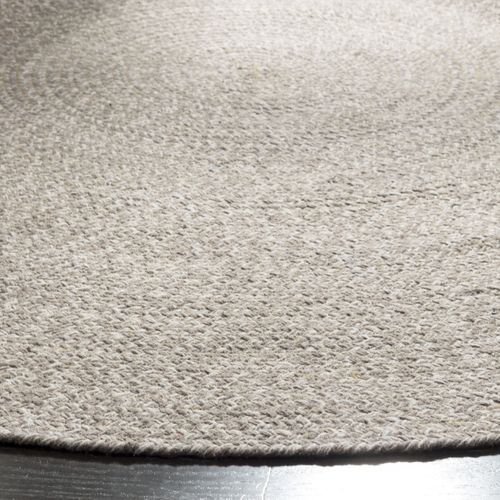Tapis Braided 183 X 183 Cm Pays Rustique Ferme Jessamy Ivoire