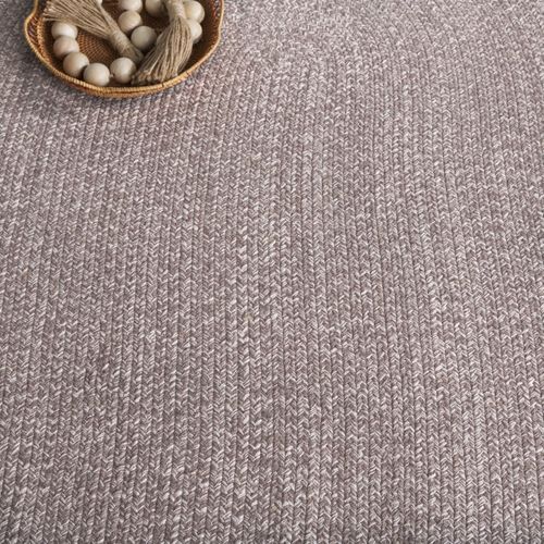 Tapis Braided 183 X 183 Cm Pays Rustique Ferme Jessamy Ivoire
