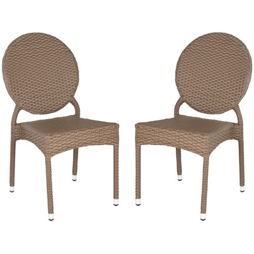 Chaises D'appoint Erlene Lot De 2 Neutre Osier En Polyethylene