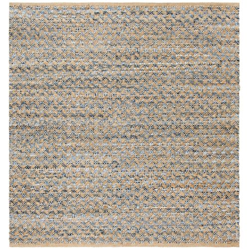Tapis Cape Cod 183 X 183 Cm Coastal Layana Bleu / Naturel