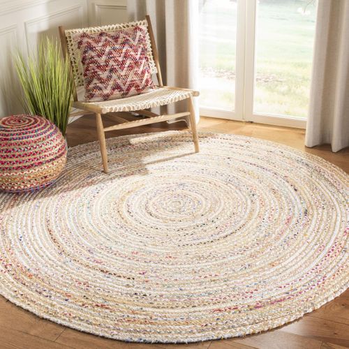 Tapis Cape Cod 213 X 213 Cm Côtier Jessamine Beige / Multicolore