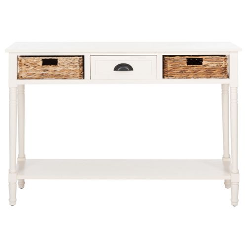 Consoles Jeane Blanc Bois De Pin 113 X 34 X 80 Cm