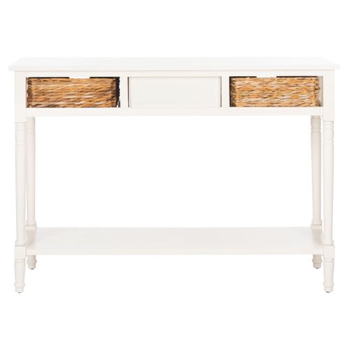 Consoles Jeane Blanc Bois De Pin 113 X 34 X 80 Cm