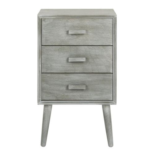 Table D'appoint Else Gris Bois De Pin 40 X 30 X 66 Cm