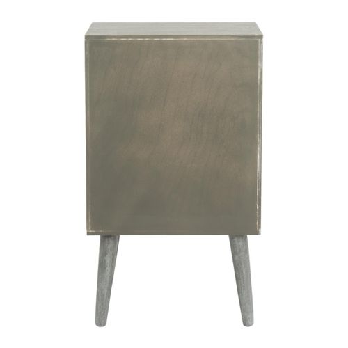 Table D'appoint Else Gris Bois De Pin 40 X 30 X 66 Cm