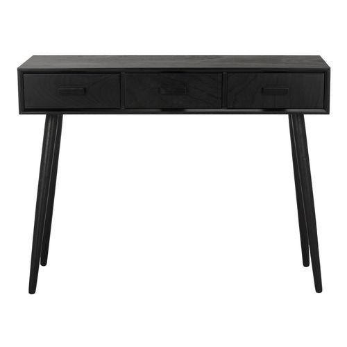 Consoles Ilah Noir Bois De Pin 106 X 36 X 81 Cm