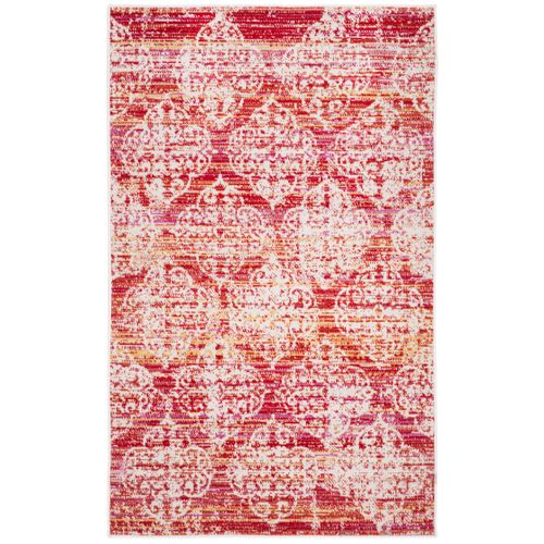 Tapis Montage 122 X 183 Cm Lumineux Et Moderne Faye Rose
