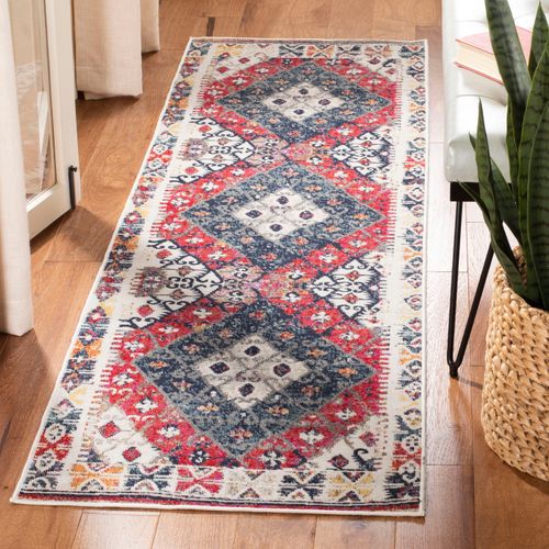 Tapis Montage 69 X 244 Cm Lumineux Et Moderne Lattice Marron