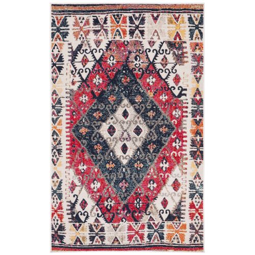 Tapis Montage 122 X 183 Cm Lumineux Et Moderne Lattice Marron