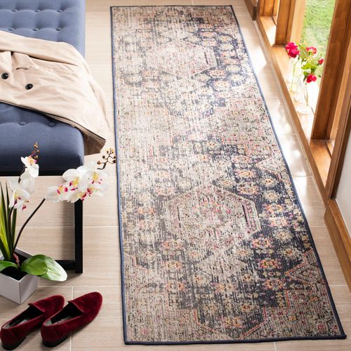 Tapis Montage 69 X 244 Cm Lumineux Et Moderne Annik Noir
