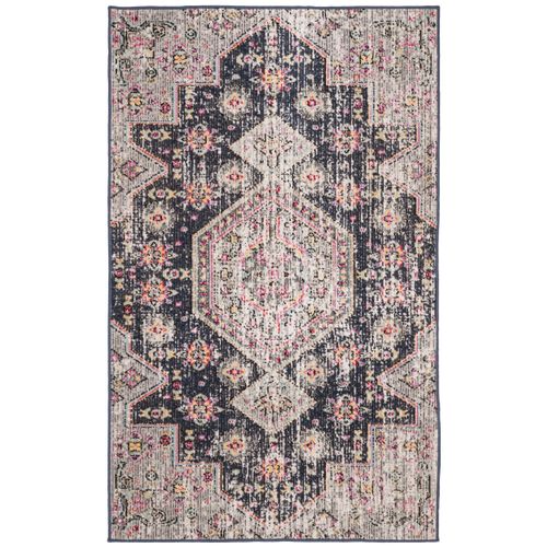 Tapis Montage 122 X 183 Cm Lumineux Et Moderne Annik Noir